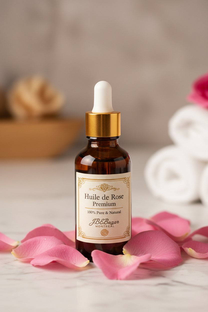 Huile Essentielle Rose Premium JBeBazar Montreal – Lifestyle